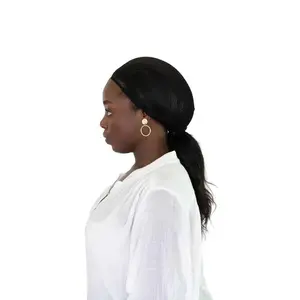 Black Ponytail Hairnet (Pack of 2)