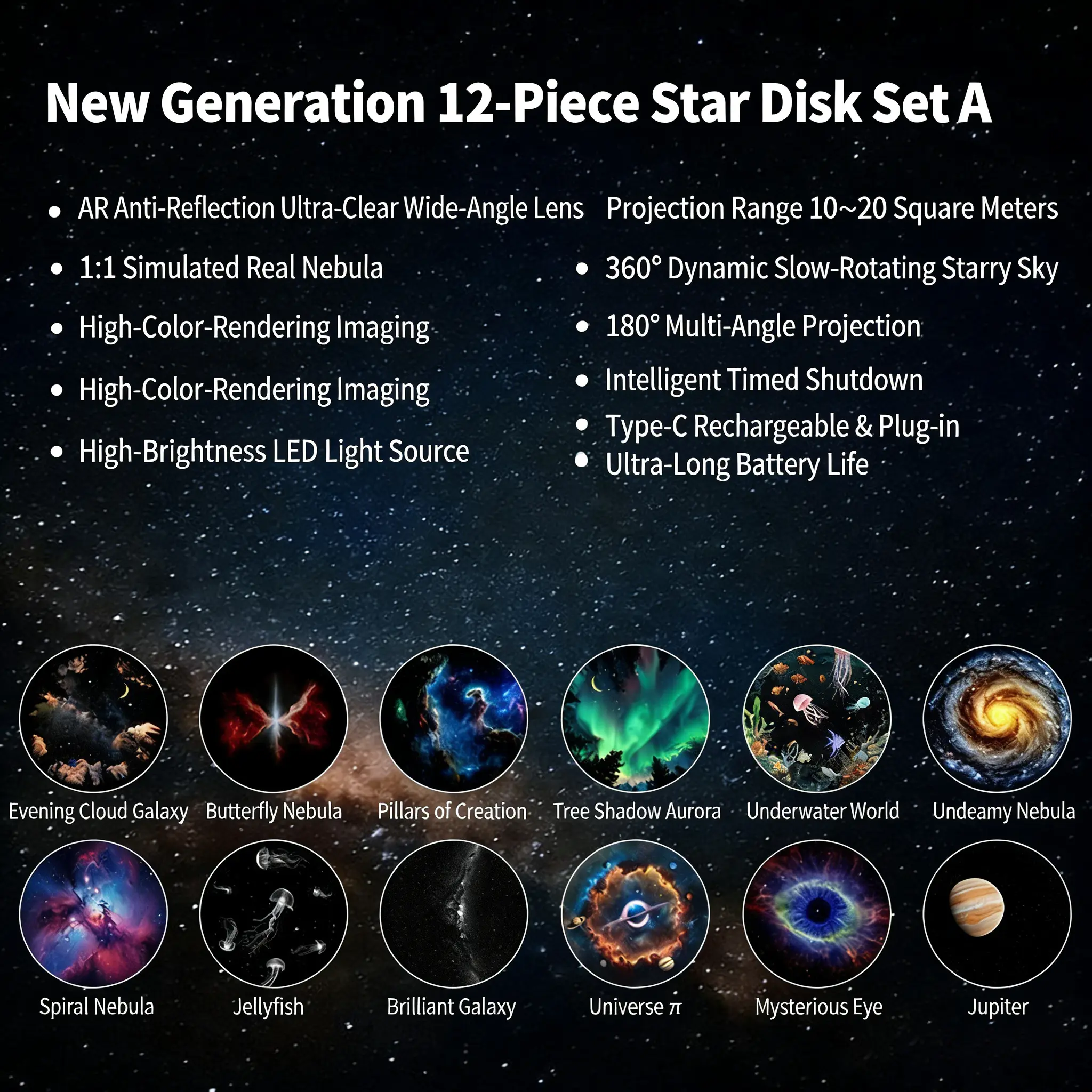 Night Light + 12 Projection Slides