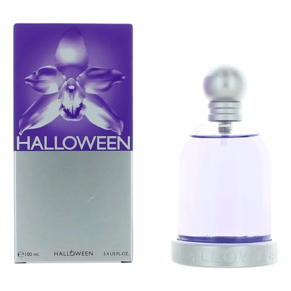 Women's Halloween by J. Del Pozo Eau de Toilette Spray - Funny, Flowers, Bewitched Vibe, Mystery Blend, 3.4 fl oz EDT
