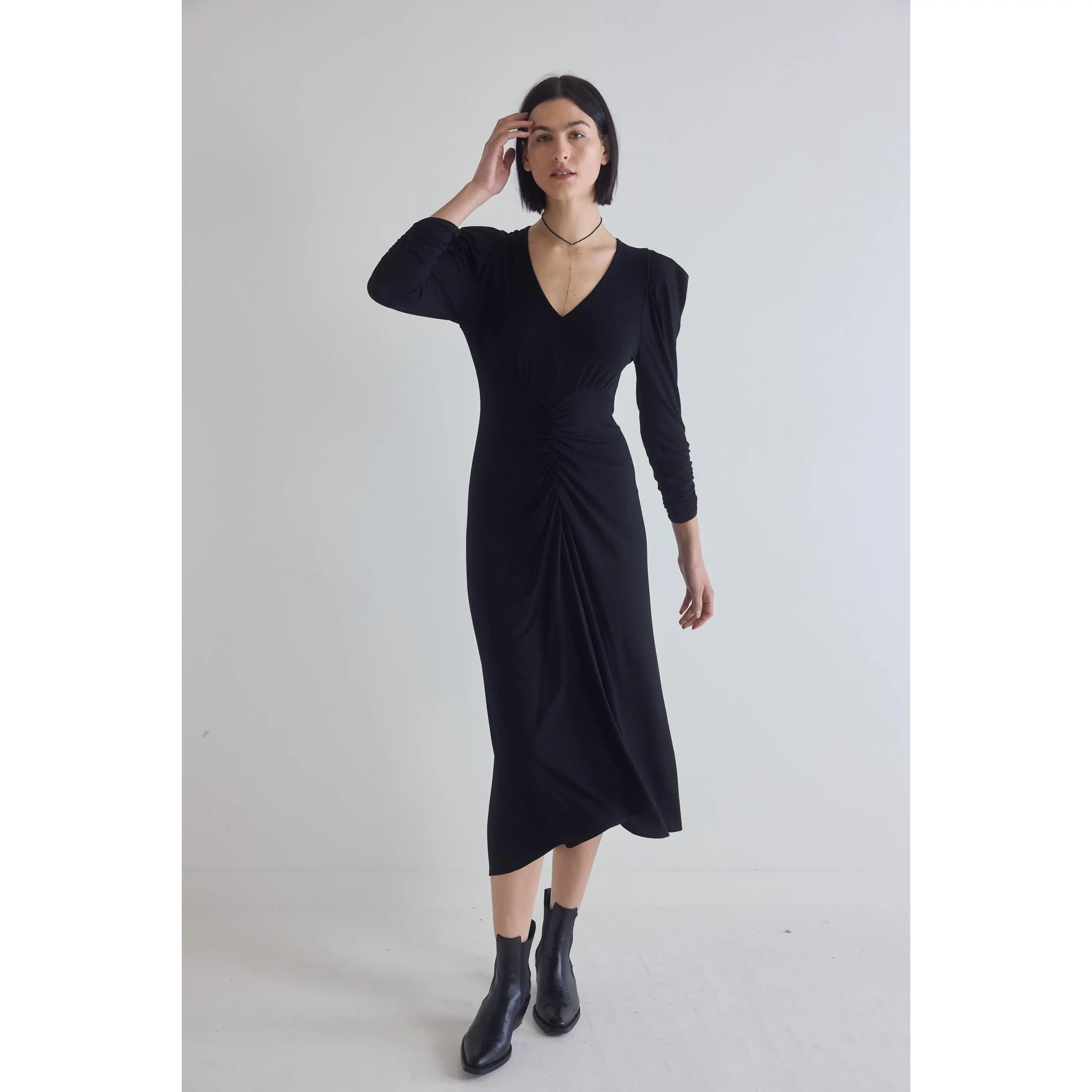 The Rouched Jersey Dress