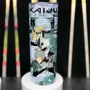 Kaiju No. 8 Tumbler - Anime-Inspired Design with Unique Characters and Bold Graphics for Fans of Kaiju No. 8