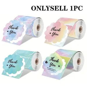 Phomemo M Series Label Maker Thermal Labels, 1.96"x1.96" Ombre Stickers, Easy Peel & Stick, for Home, Office, Gift Tags, Product Labeling