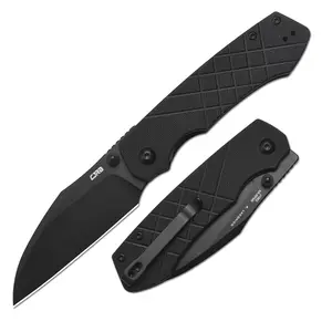 CJRB Kestrel Folding Knife, 3.31'' AR-RPM9 Steel Blade G10 Handle EDC Knife for Outdoor Survival Camping Hiking, Designed by Ray Laconico