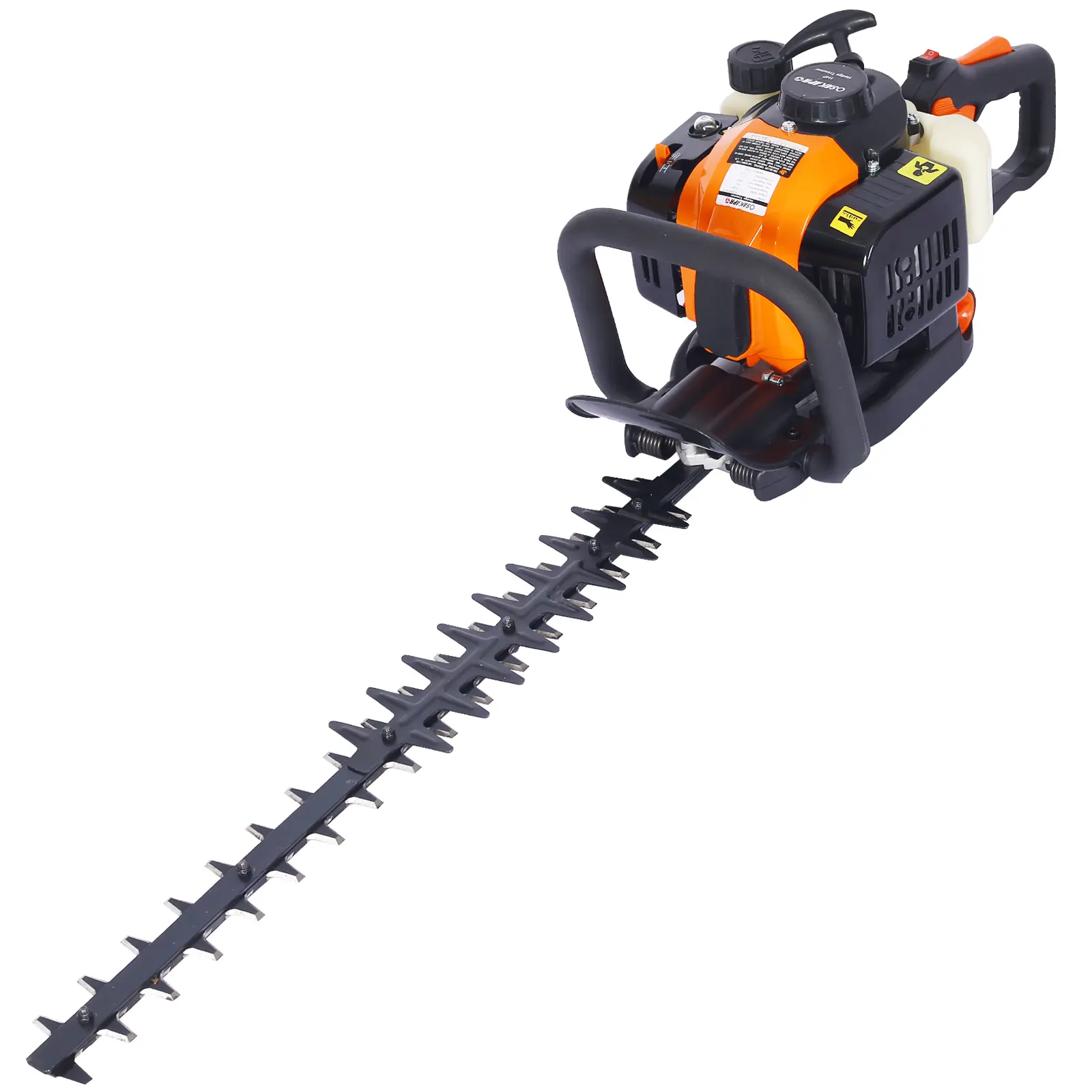 24in Commercial-Grade Portable Gasoline Hedge Trimmer - 26cc 2-Stroke Engine, Dual-Sided Cutting Blades, Recoil Pull Start, Ergonomic Design, EPA Compliance, Magnesium Alloy Build, 0.65L Capacity for Professional Garden Use, 26Cc Engine, 7500Rpm, 24" Bidi
