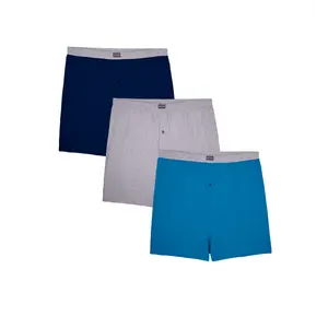 Fruit Of The Loom Mens Assorted Knit Boxers 3 Pack
