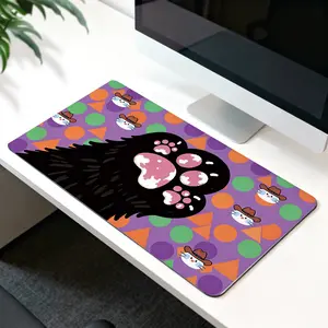 LIVEKEY Winter Forest White Horse Large Gaming Mouse Pad 40x80cm  Non Slip Base  Stitched Edges  Smooth Precision Surface for Office Work Gaming Writing Desk Mat with Snow Scene Art