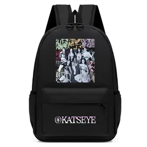 Katseye Backpack Katseye Merch Campus Bag Lightweight Travel New Semester Gifts Korea Pop Backpack For Fans School Backpack Elementary Middle Lightweight Backpack