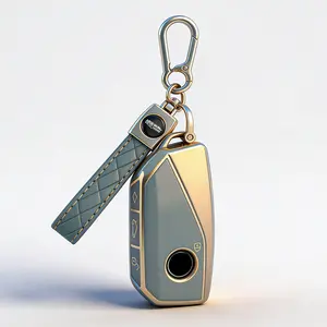 Key Fob Cover Compatible with BMW 2025 2026 X3 X5 X7 X1 iX X6 XM 2023-2026, Key Protector with Keychain