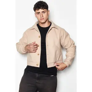 Cropped Bomber Jacket