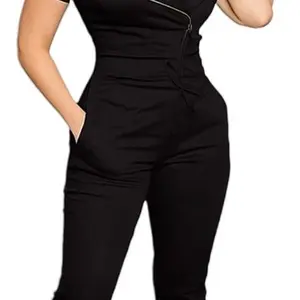 •	Stylish Scrub Top: partial front zipper closure for easy wear 	•	Scrub Pants: Zippered lower leg openings for adjustable fit and ease of movement Uniforms