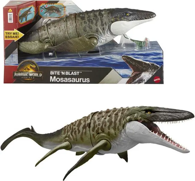 Jurassic World: Rebirth Bite 'N Blast Mosasaurus  [COLLECTIBLES] figurine/statue