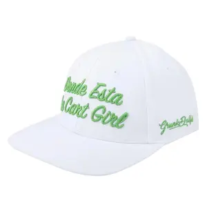 White Donde Esta La Cart Girl Hat
