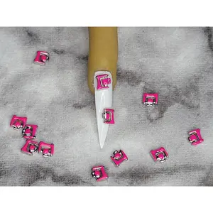 Pink Mixer Nail Charms