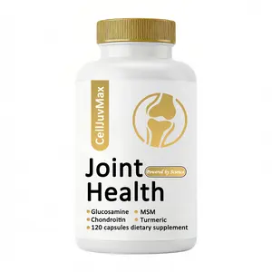 CellJuvMax Joint Health Supplement for Women & Men with Glucosamine, Chondroitin, MSM & Turmeric - 120 Capsules
