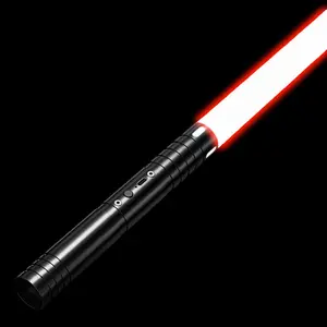 Toy lightsaber for kids,Lightsaber 2Pack,Metal Hilt Rechargeable Light Saber 15 RGB Colors with 4 Modes Fx Battle Sound，2 in 1 Dueling Lightsabers for Kids Adults Halloween Christmas Cosplay Strong Blade,dueling lightsaber,double sided lightsaber
