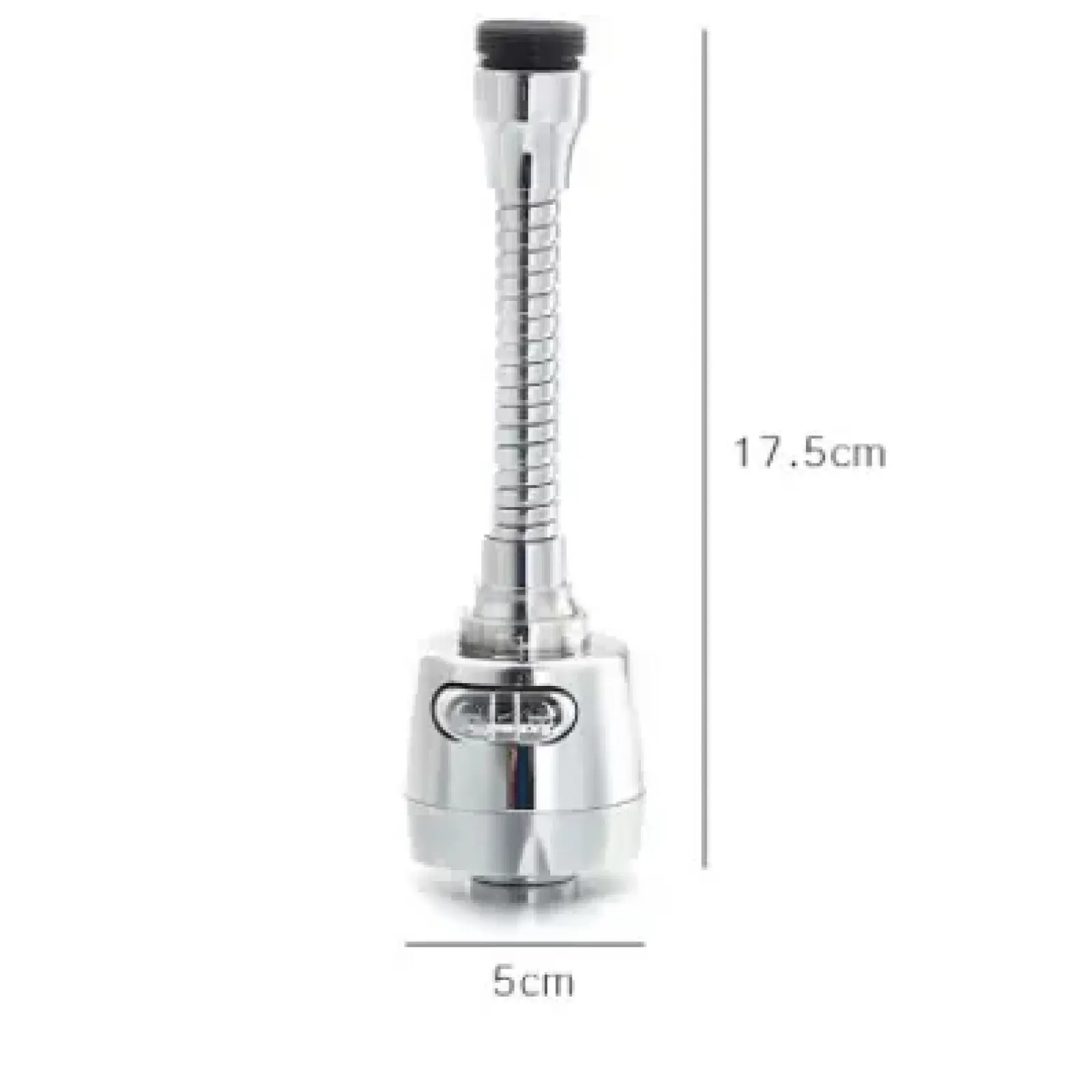 Kitchen Faucet Sprayer Attachment 360° Rotatable Anti-Splash Water Saving Tap Head with Universal Adapter Set Stainless Steel Extender for Sink Accessories Tools
