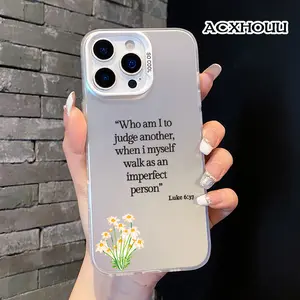 Soft TPU Silicone Cellphone Case - Shockproof, Durable Protection Accessory for iPhone 17/16/16 Pro Max/16 Pro/15/15 Pro/14/13/12/11, Stylish Handheld Cover with Luke 6:37 Bible Verse