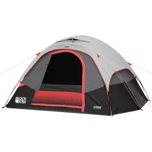 6 Person Dome Blockout Tent