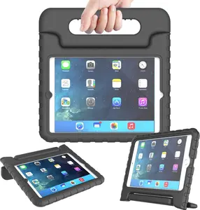 AVAWO Kids Case Compatible for Ipad Mini 1 2 3 - Light Weight Shock Proof Handle Stand Kids Compatible for Ipad Mini, Ipad Mini 3Rd Generation, Ipad Mini 2 with Retina Display - Black