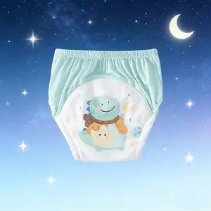 High Elastic Waist Training Diaper, Reusable Washable Baby Pants, Comfortable Multi-Color Options, Easy Care, Free Movement