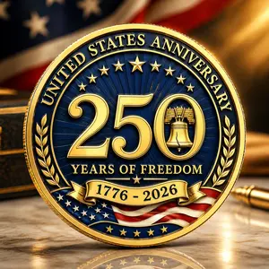 [SALE UP TO 50%] 250th Anniversary Challenge Coin 1776-2026, Patriotic Gift