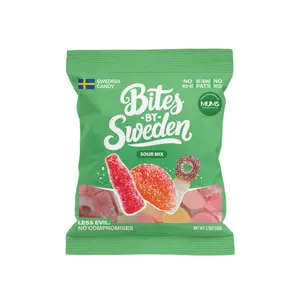Bites By Sweden Sour Mix 3.5oz, Swedish Candy