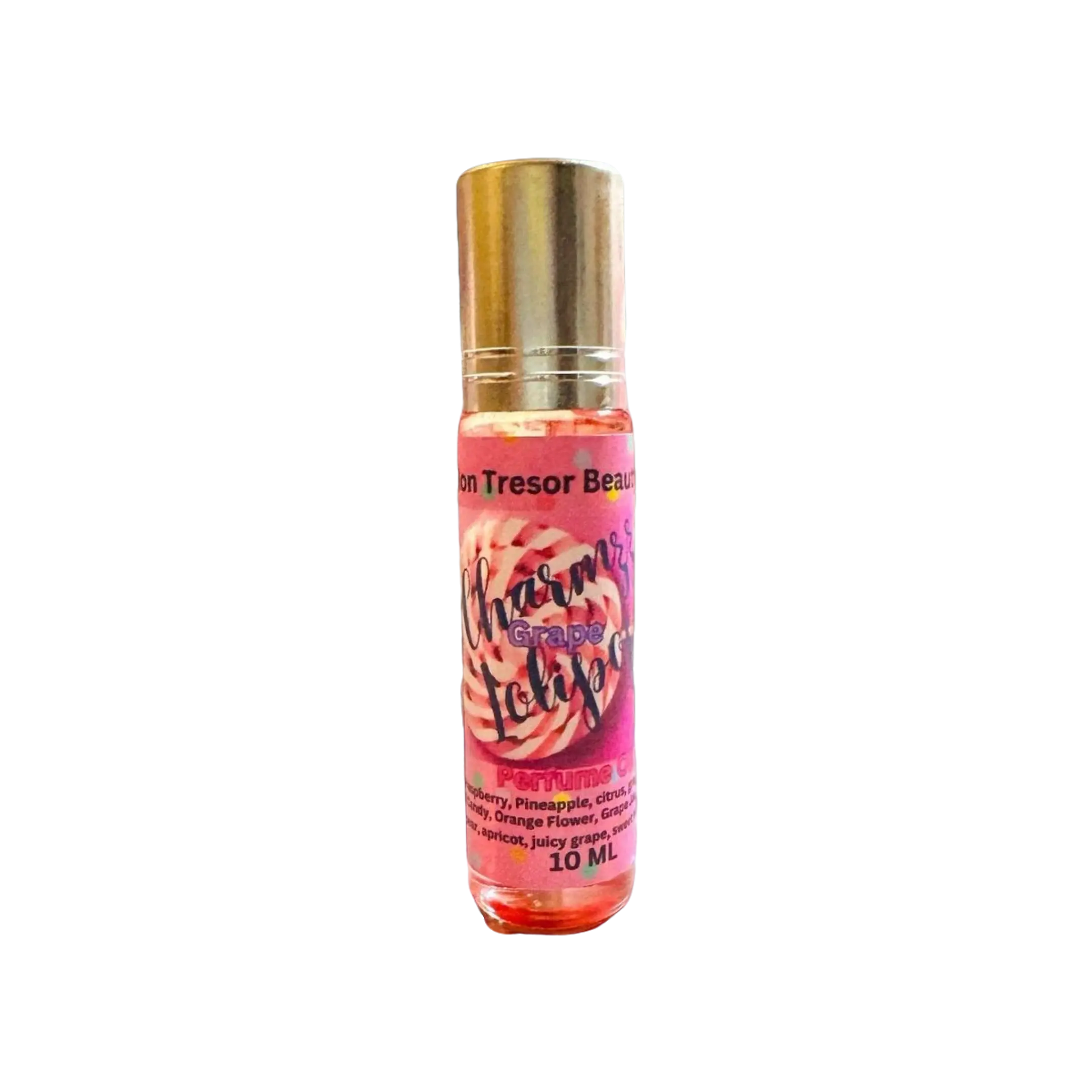Cruelty Free Body Oil Roll-On - Liquid Body Care with a Violet Candy & Fruit Scent that Moisturizes All Skin Types for Women, Juicy Grape, Scented, Fruity Blends, Adults, Charmzzzz Grape Lollipop, Female, Hydrating, Fragrance, Pineapple, Peach, Sweet, Coc