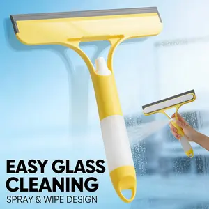 3-in-1 Window Cleaning Hero All-Purpose Squeegee with Spray for Glass & Shower Doors Efficient Cleaning Tool brush car windscreen home scraper cleaner