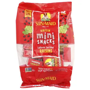 Sun-Maid Raisin Mini Snacks, 12 Boxes, 0.5 oz Each