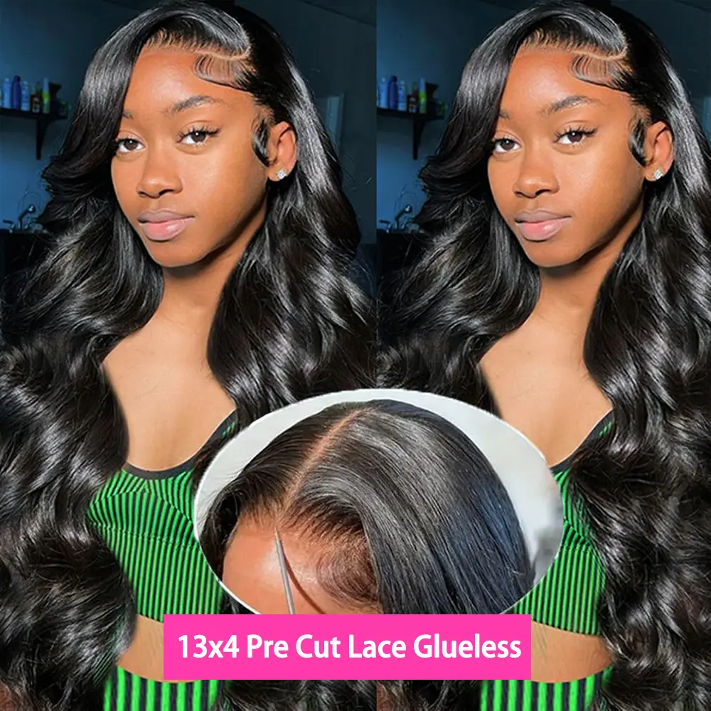 13x4 Glueless Drastring Wig Body Wave