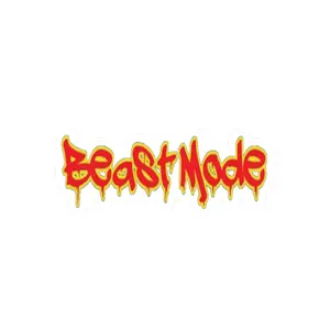 Beast Mode graffiti font Sticker | Kiss-Cut Sticker