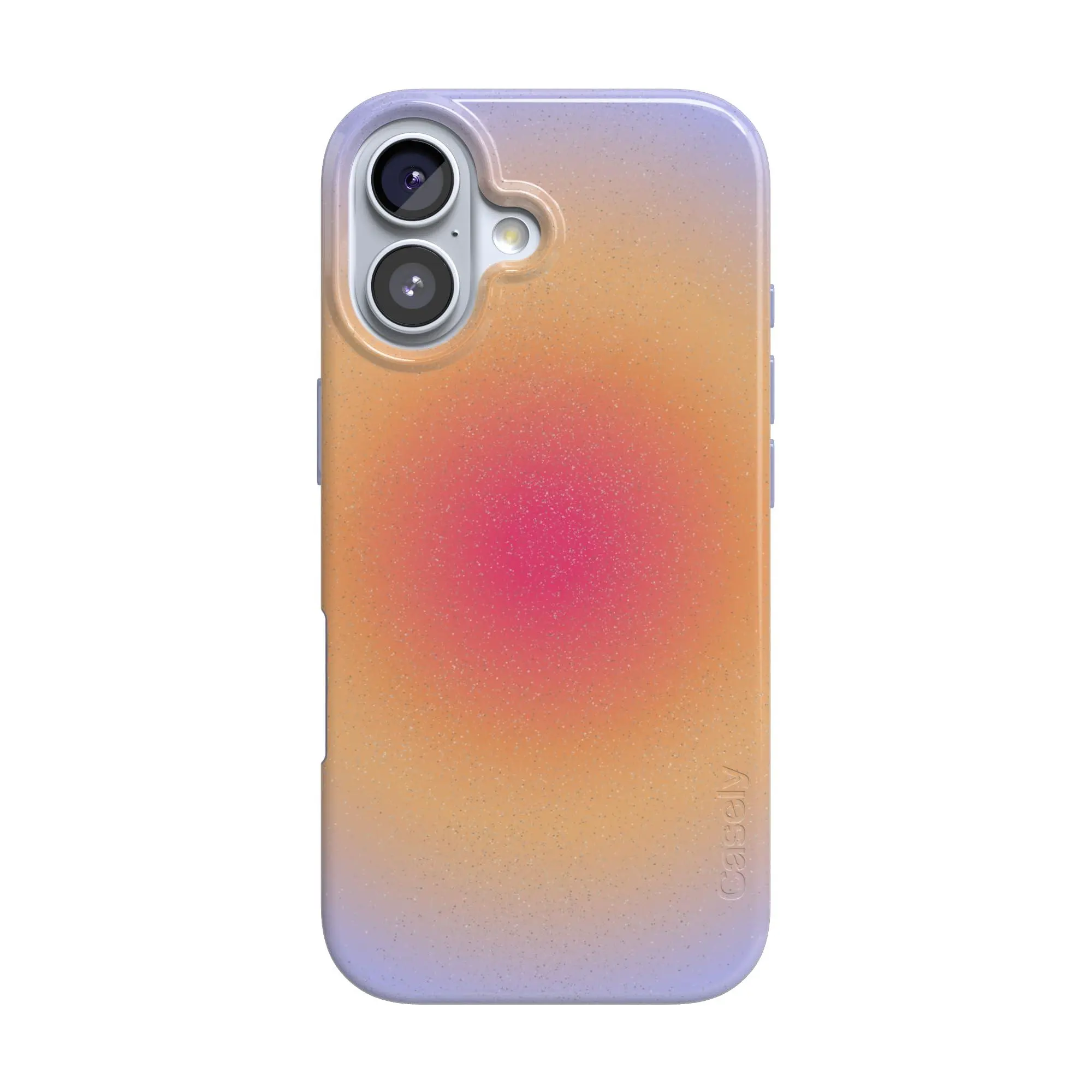 Casely iPhone 17 Case | Aura | Rainbow Sunset Halo | Compatible with MagSafe | Classic Ultra Thin Design