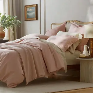 Premium Smooth Supima® Cotton Wrinkle-Free Sateen Bed Sheet Set - Wisteria