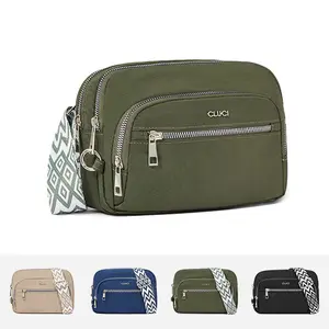 [Gift Selection] CLUCI HolidayHaul Anti Theft Crossbody Bag Convertible Belt Bag with Zipper Lock RFID Blocking & Waterproof for Travel