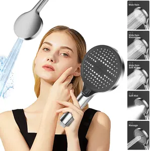 Supercharged Sprinkler Head Household Super Pressurized Shower Head Toilet Water Saving Bath Hose Set