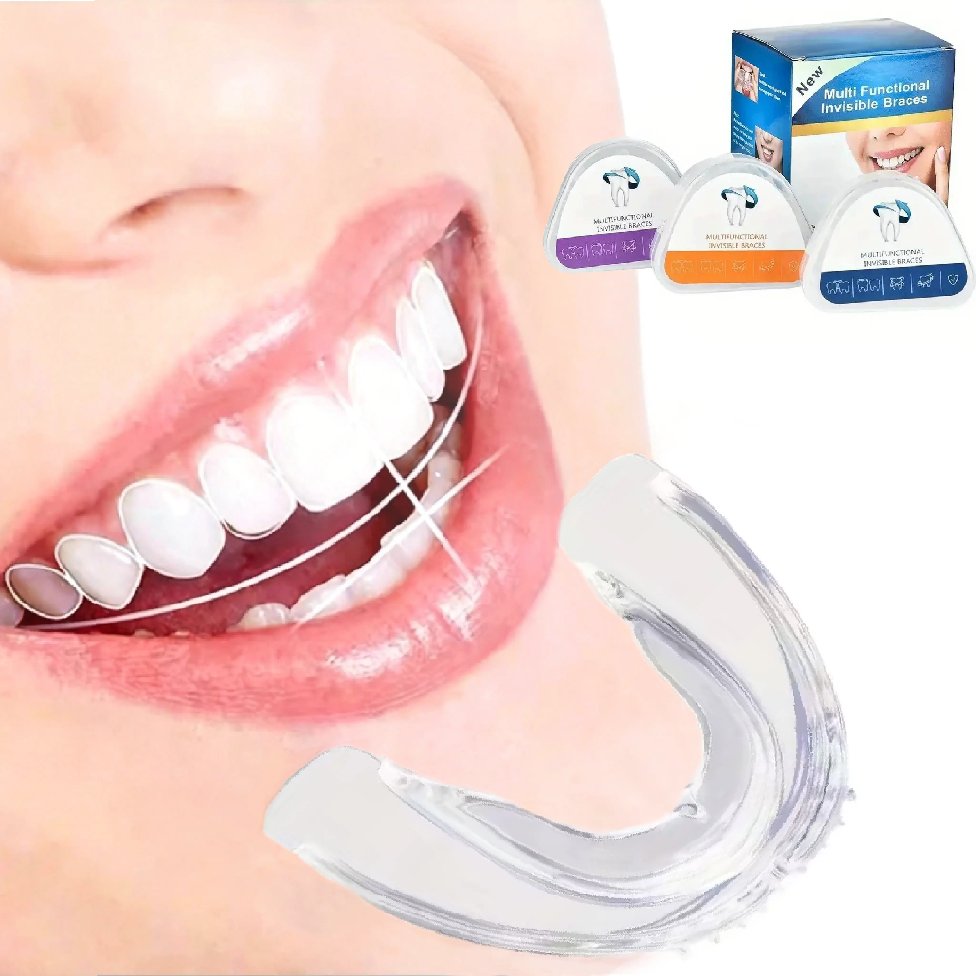 3-Stage Orthodontic Braces Trainer Set for Teeth Straightening – Dental Aligners for Kids & Adults Perfect Smile & Jaw Alignment