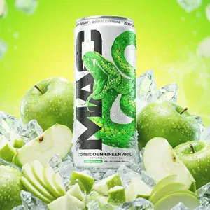 MAC Energy - Forbidden Green Apple - 12 Pack - Caffeinated Sports & Energy Drink
