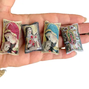 Mini Saint Pillow - Compact Design, Lightweight Material, Ideal for Home Decor