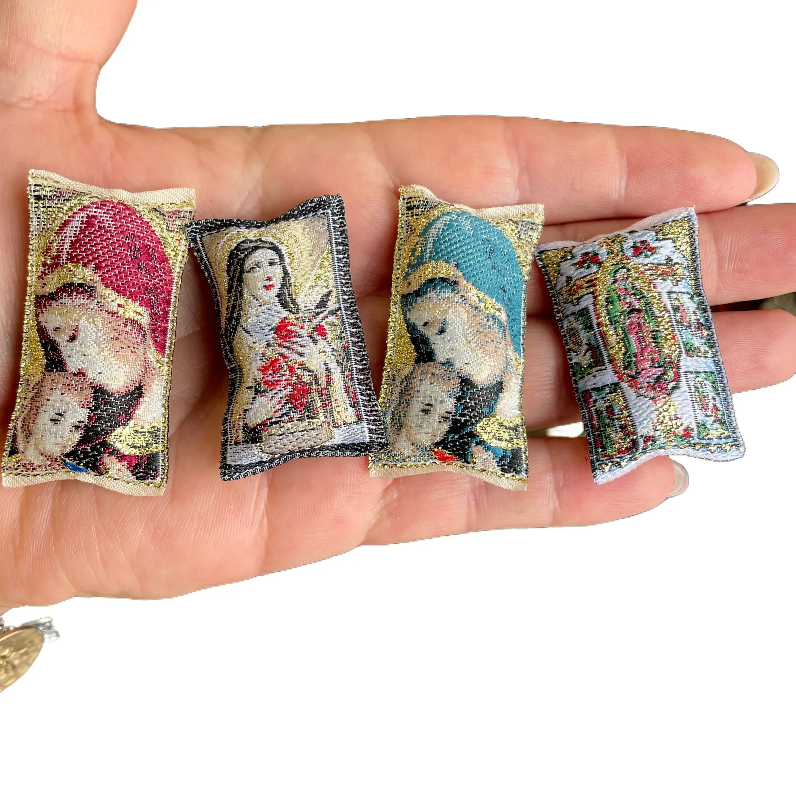 Mini Saint Pillow - Compact Design, Lightweight Material, Ideal for Home Decor