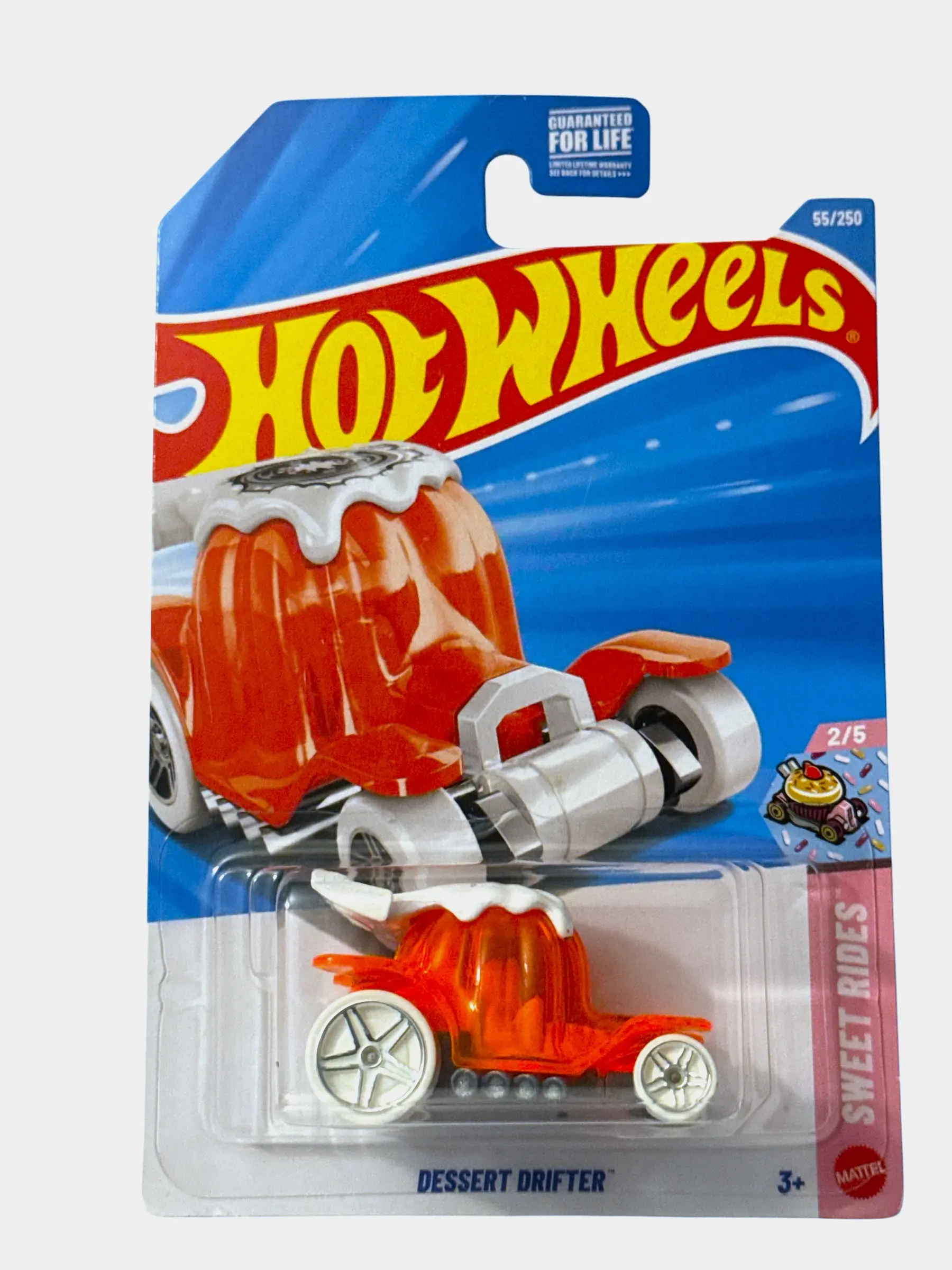 Hot Wheels Dessert Drifter #55/250- Sweet Rides #2/5- New Orange Color!