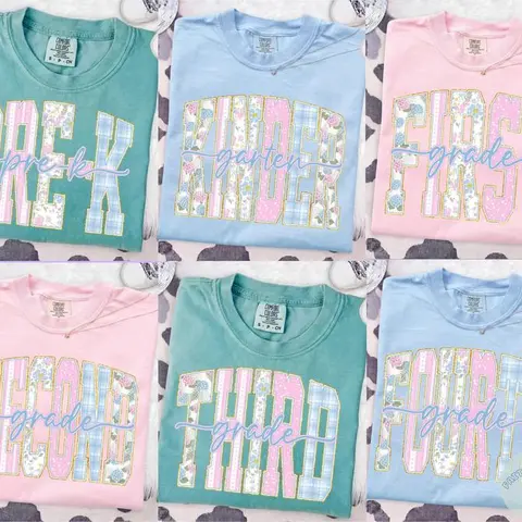 Comfort Colors Back To School Teacher Shirt, Retro Floral Teacher Gift Tee, Pre-K Kindergarten 1st 2nd 3rd 4th Grade Shirt, Teacher Appreciation Gift, Back To School Gift, Back To School Shirt