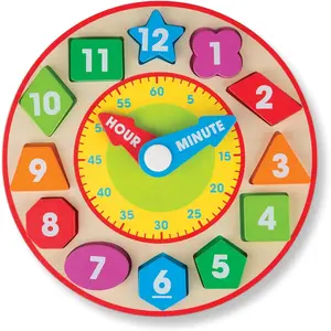 Shape Sorting Clock - Wooden Educational Toy