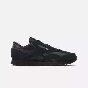 Reebok Classic Nylon Core Black Pure Grey Men’s Casual Lifestyle Sneakers