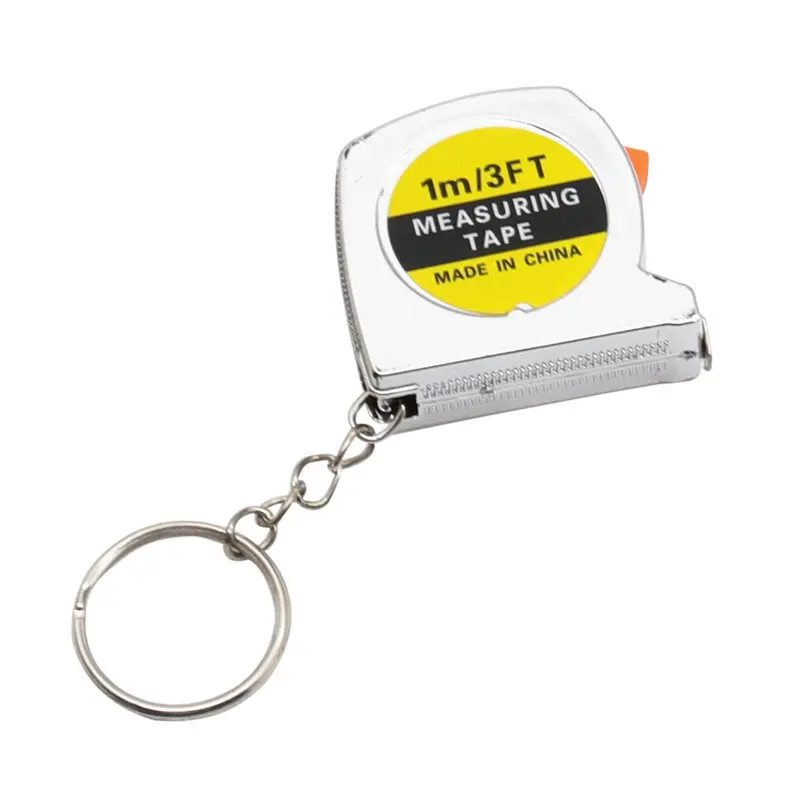 Silver Color 1 Meter Measuring Tape, Portable and Flexible Tape Measure for Crafts and DIY Projects, Perfect for Home and Professional Use