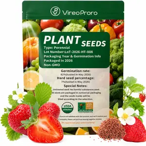 Rare Strawberry Seeds for Planting – 300 Non-GMO Heirloom Seeds - Extra Large, Juicy, Sweet Strawberries