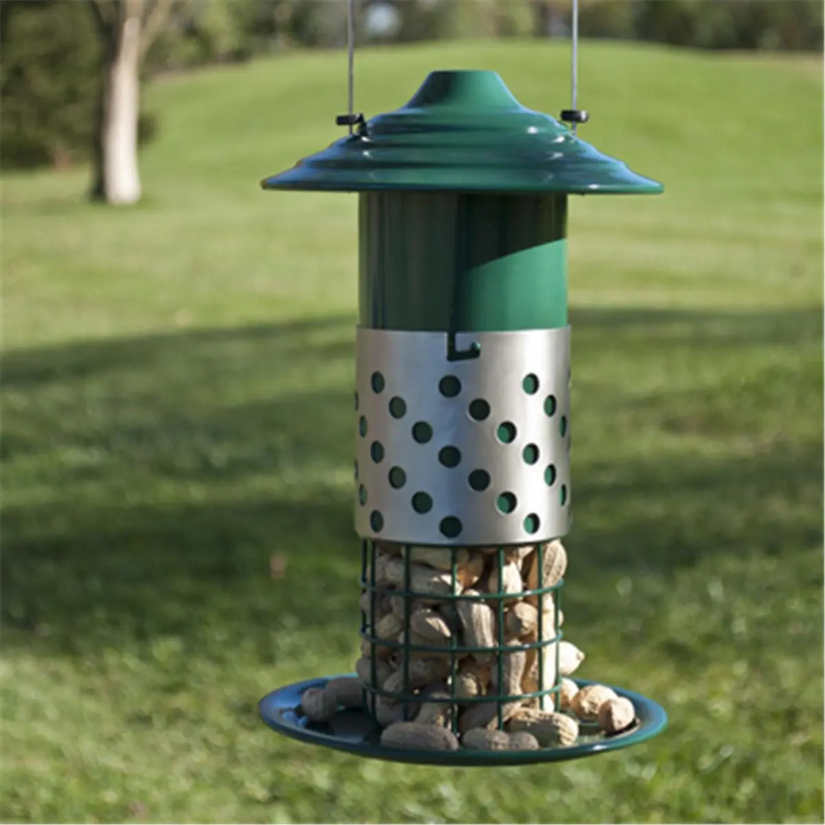 212 MAIN Multi-Use Wild Bird Feeder - Combo Mealworm, Suet Ball, Peanut Feeder with Stainless Steel Construction, Low Maintenance Design, Attracts Birds