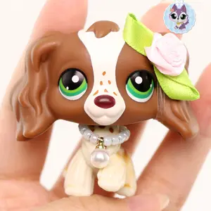 diylpshome miniature cocker spaniel  dog custom pet figure cat and dog kids gift