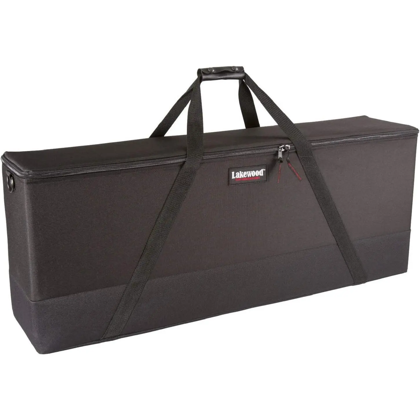 New Lakewood Hunting Soft-Sided Hard Archery 46" Double Bow Case W/ Wheels Black