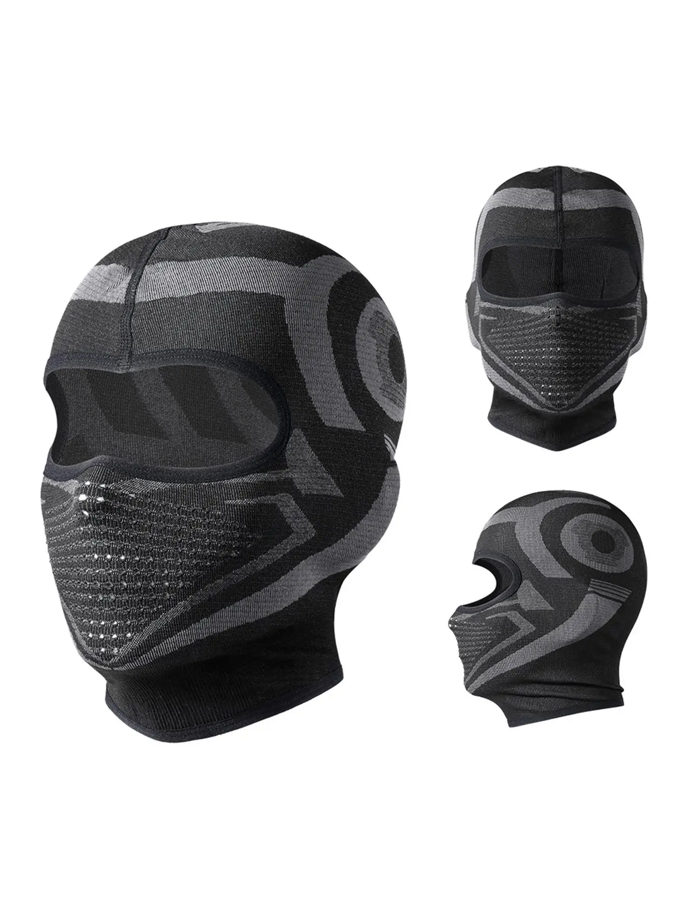 Cycling Balaclava Ski Full Face Mask, Warm Motorcycle Helmet Liner, Sports Outdoor Bicycle Scarf Neck Cover for Men & Women, Protective Gear, Elastic Balaclava