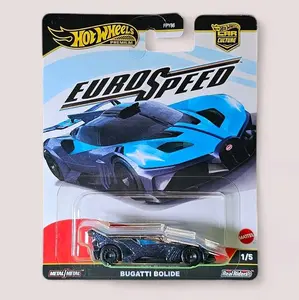 Hot Wheels Premium Car Culture EuroSpeed – Bugatti Bolide (1/5) Diecast Collectible